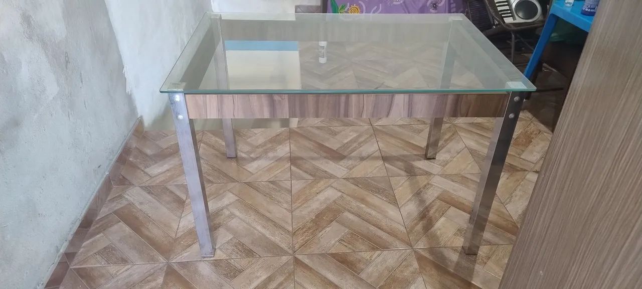 Mesma com tampo de vidro  - Foto 2