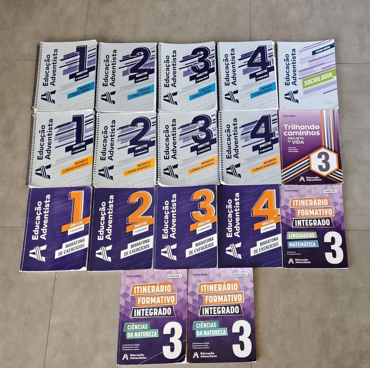 livros usados do terceiro ano do ensino médio do colégio adventista - Foto 2