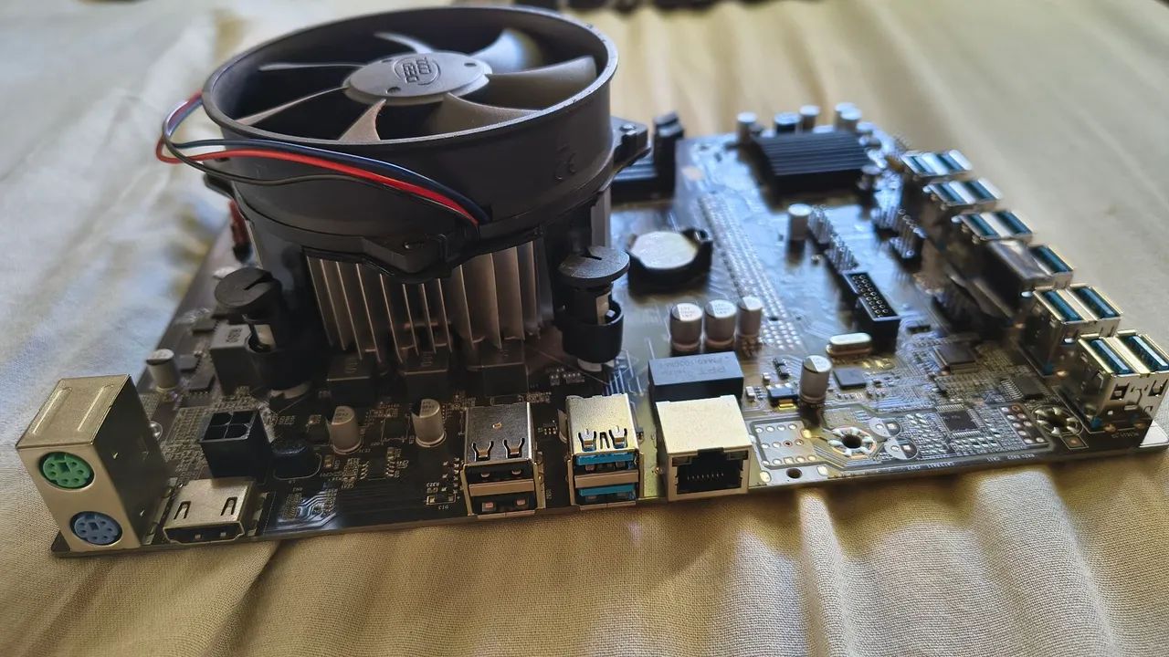 Placa mãe b250c e processador ENVIO OLX - Foto 2