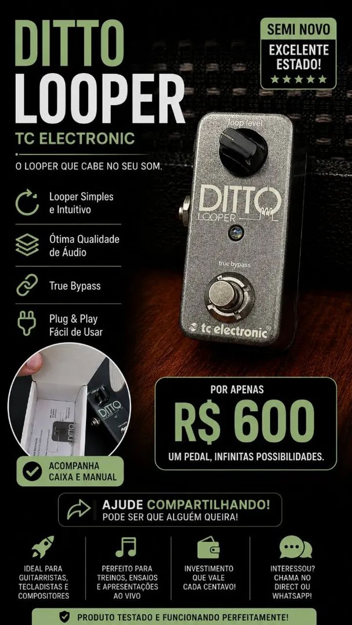Ditto looper mini tc electronics 