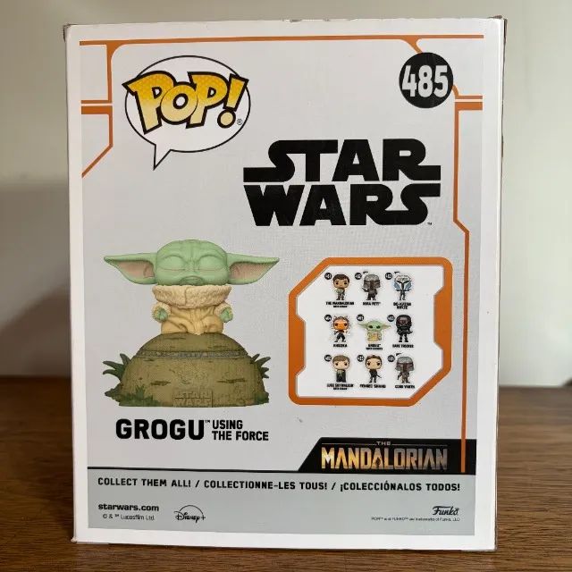 Funko Pop Grogu using the force 485 Star Wars Luzes e som - Foto 5