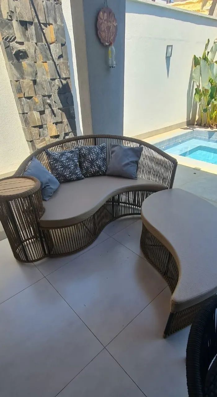 Chaise Dubai da marca Bella Art - Novinha