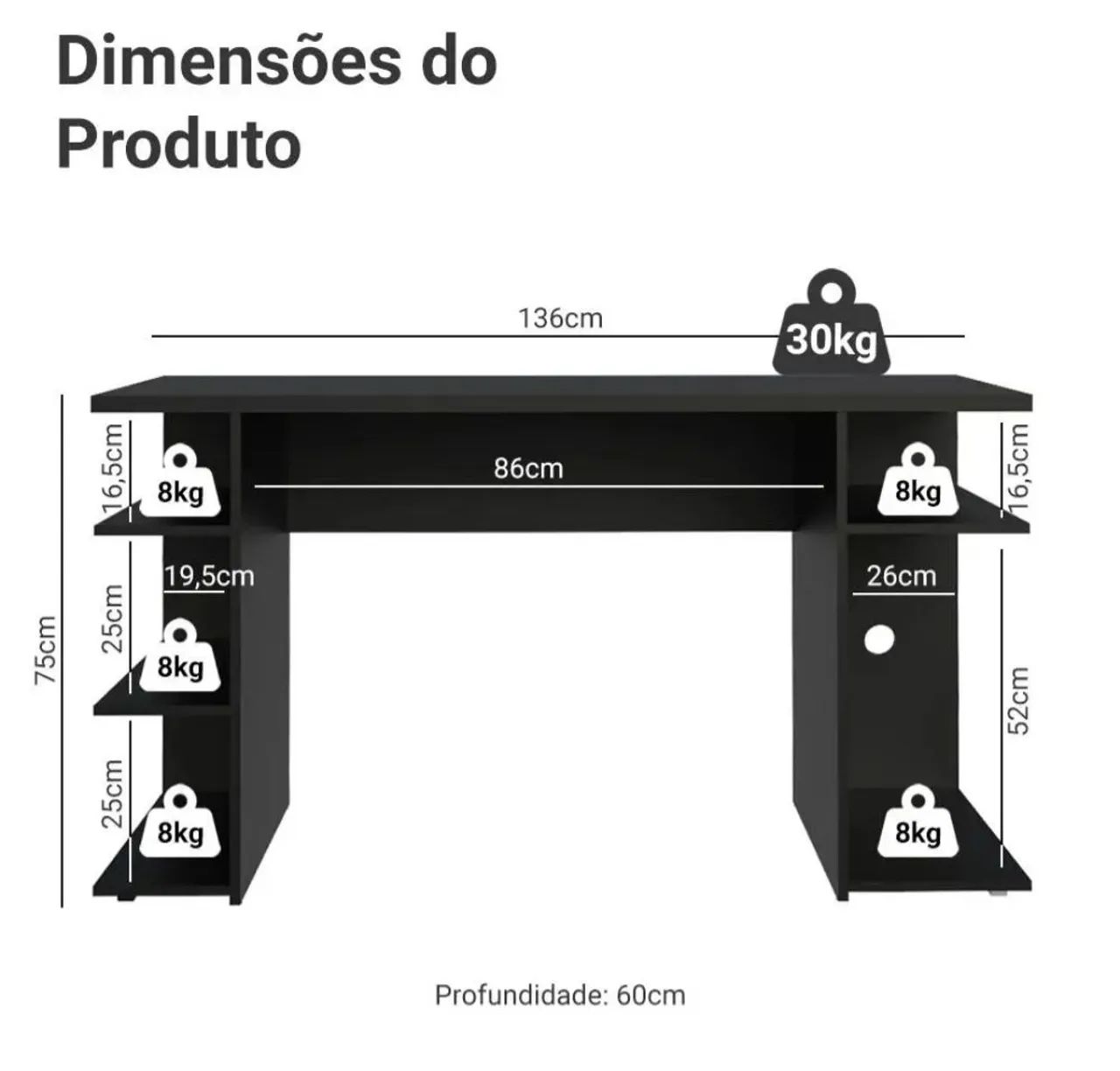 Mesa Gamer à venda - Foto 4