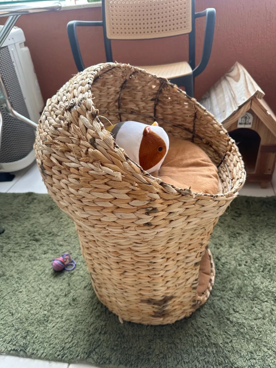 Casa/Cama para Pet 2 Andares Tok&Stok em Fibra Natural - Foto 6