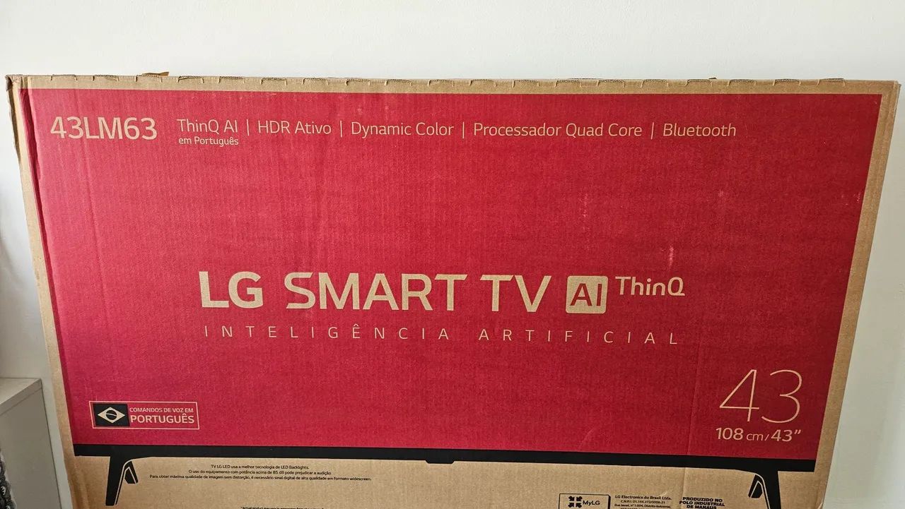 Smart tv lg 43 com cobtrole smart magic - Foto 3