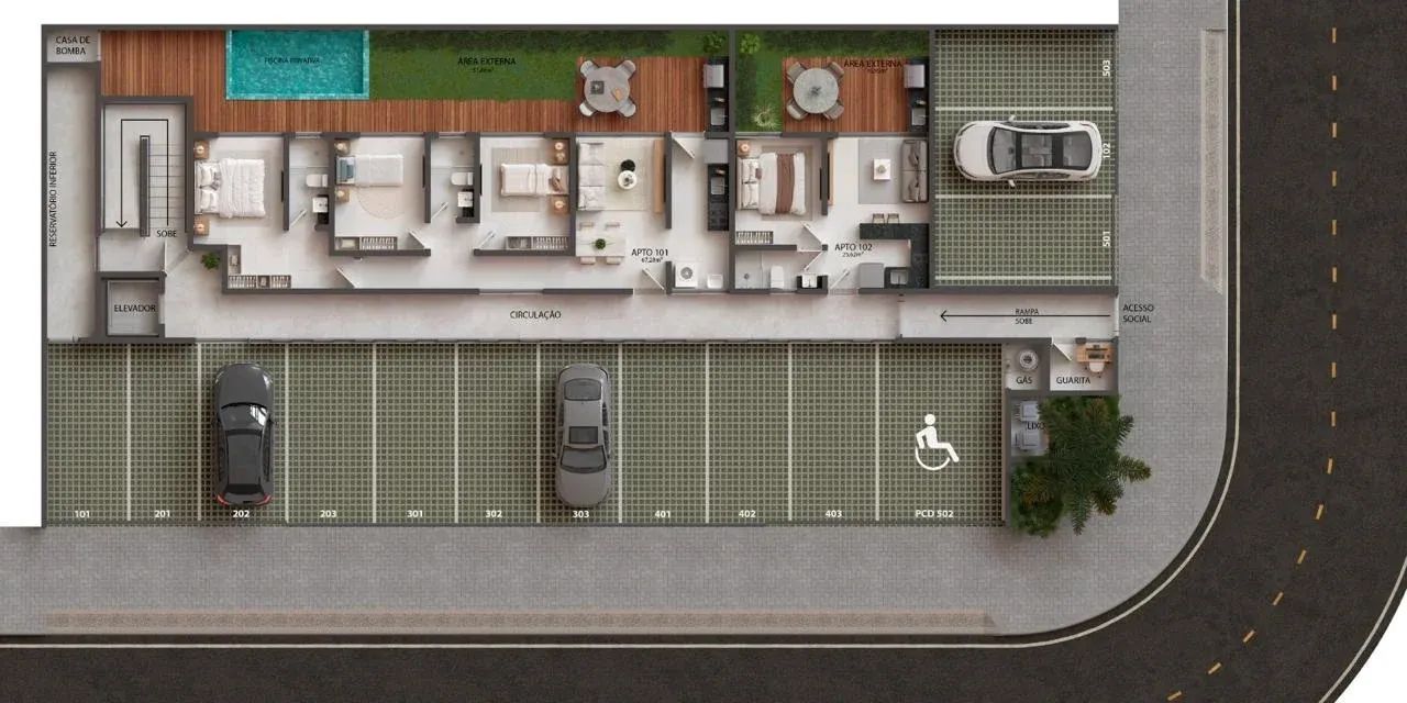 Apartamento para Venda em Cabedelo / PB no bairro Poço - Foto 2