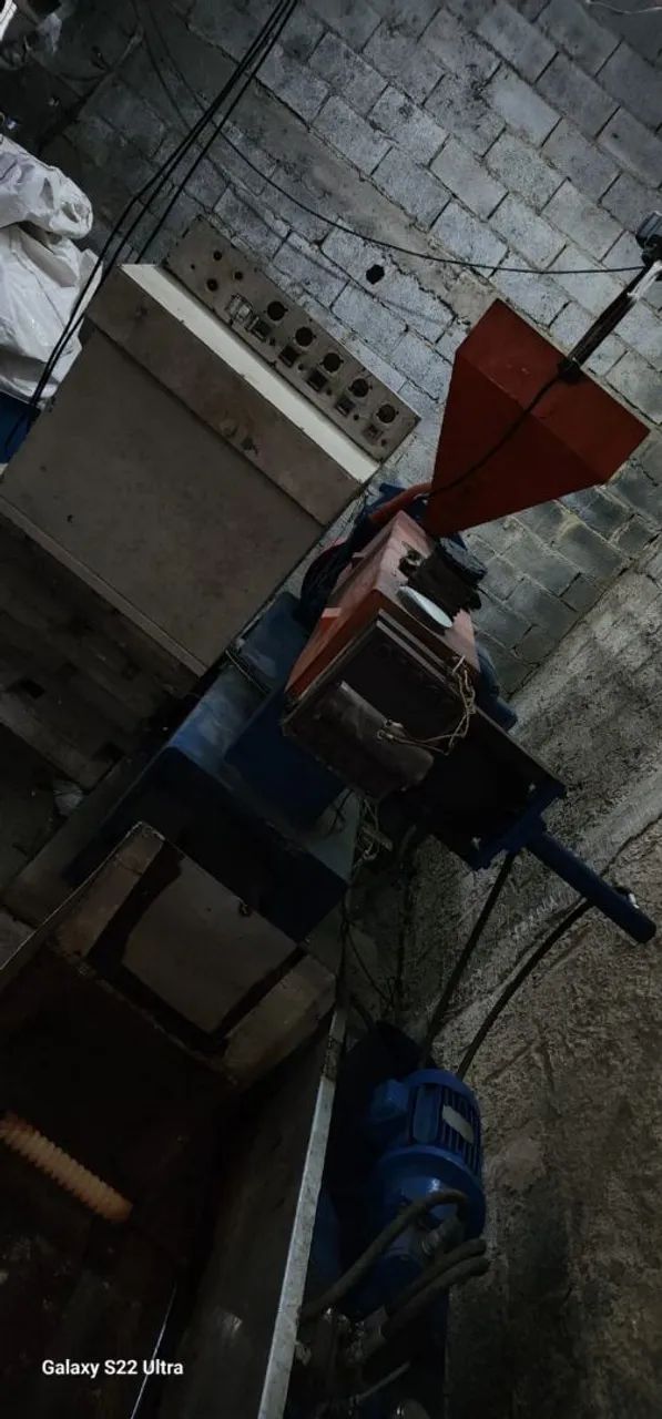 Recuperadora de plastico 65mm extrusora de grão - Foto 5