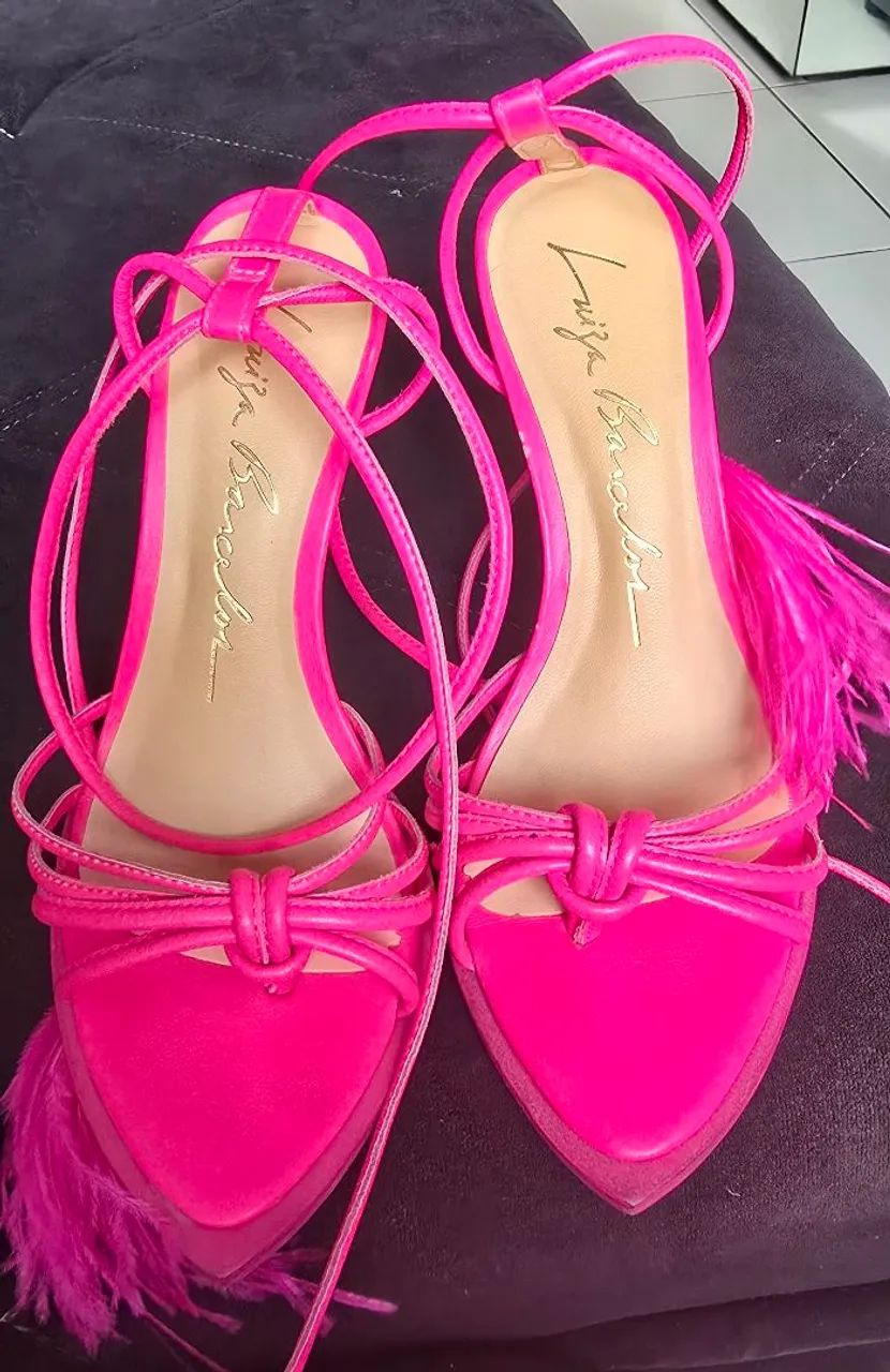 Salto Pink Luiza Barcelos 35 - Foto 4