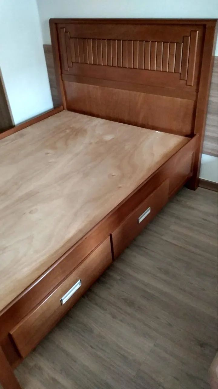 Cama De Casal Madeira  - Foto 3