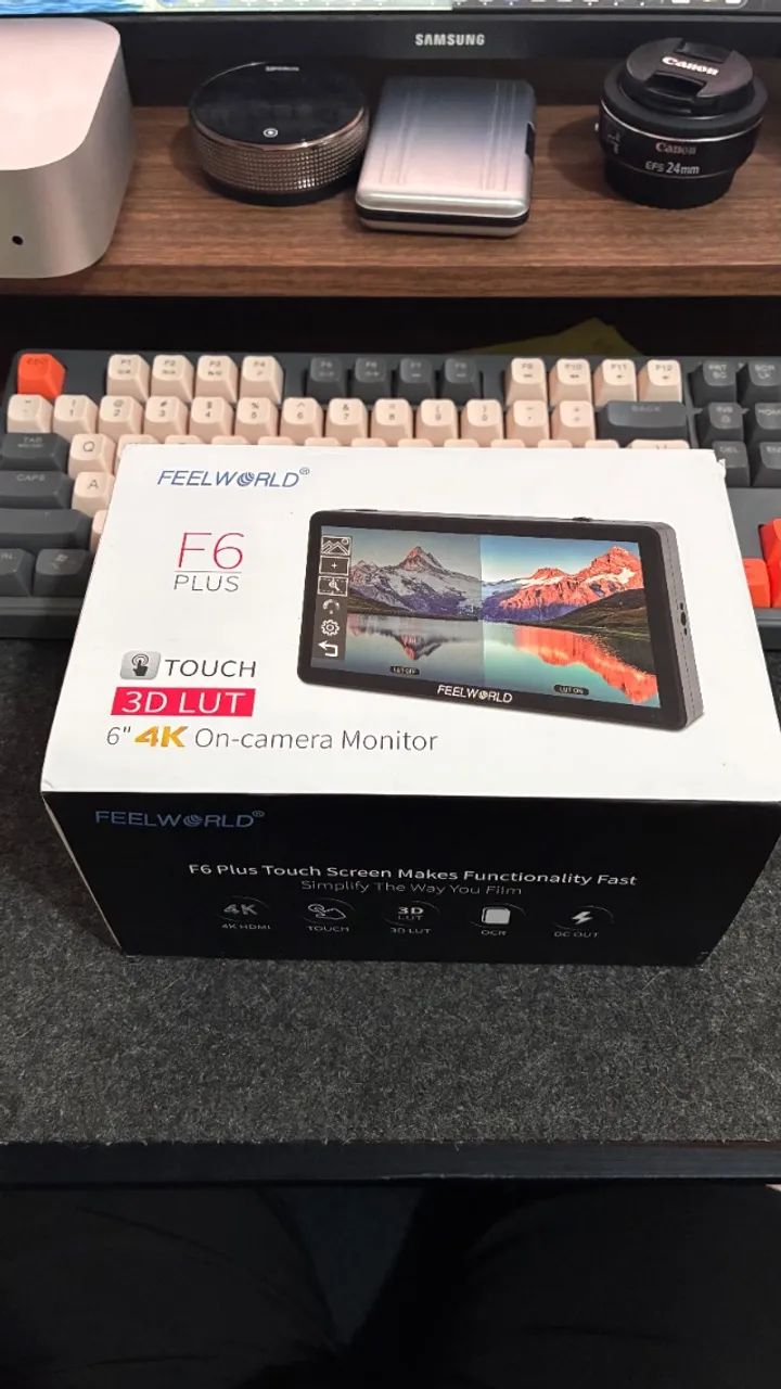 Monitor de campo FeelWorld F6 Plus V2 - usado uma única vez! - Foto 2