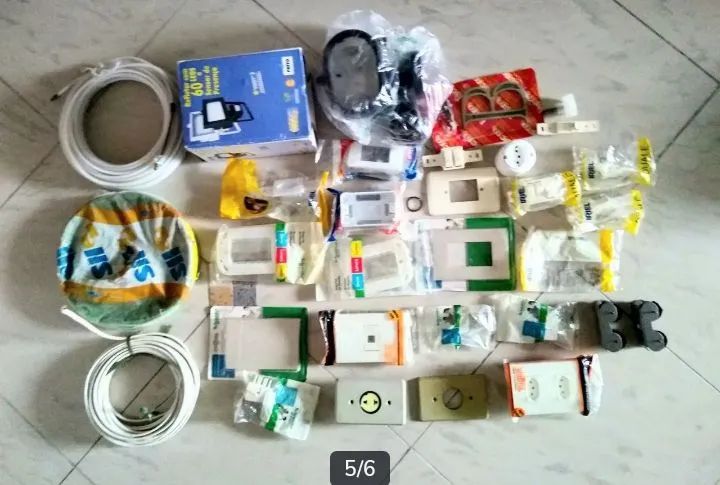 Lote Materiais de Construção Diversos Itens 