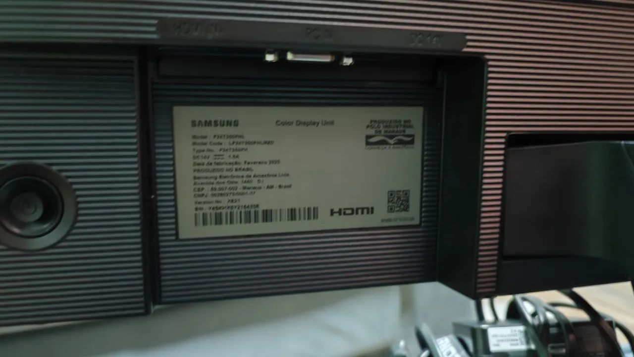 Monitor Samsung 24" Full HD IPS FreeSync 75Hz (Extremamente novo) - Foto 5