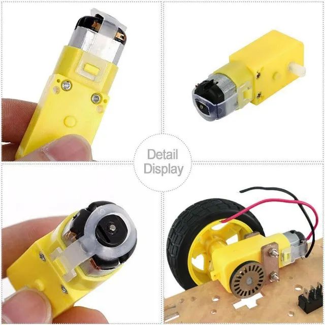 arduino Roda + Motor Dc 3v A 6v Redução - Foto 5