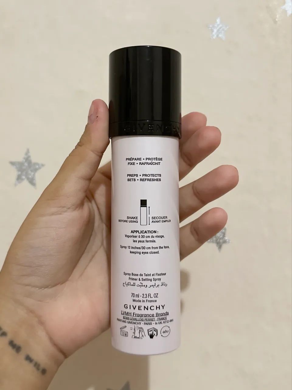 bruma/fixador givenchy com fps 45 - prisme libre prep & set glow mist  - Foto 2