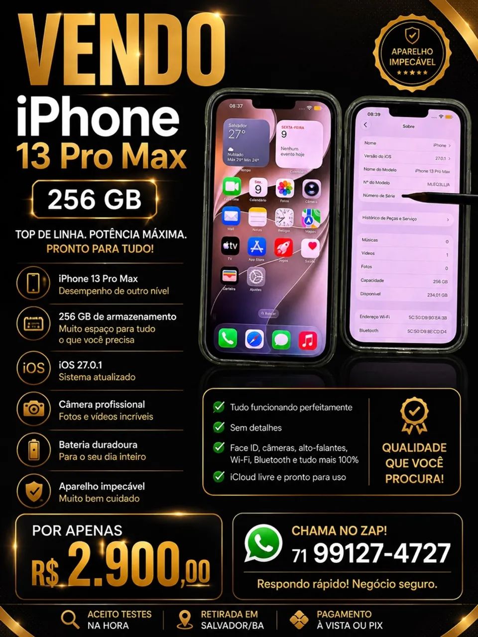 Vendo iPhone 13 Pro Max
