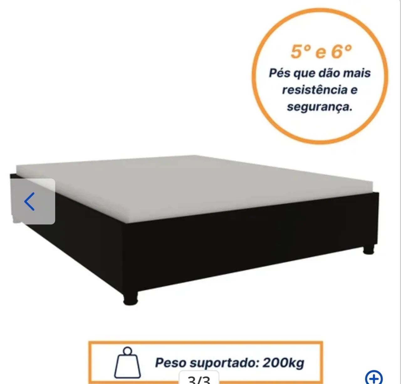 Cama com colchão  - Foto 3