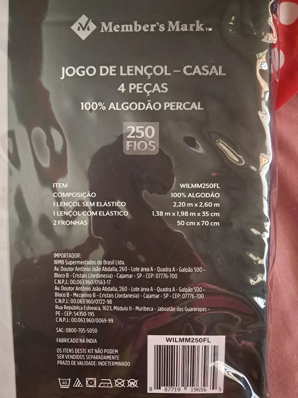 Jogo de lençol casal 100% algodão  - Foto 3