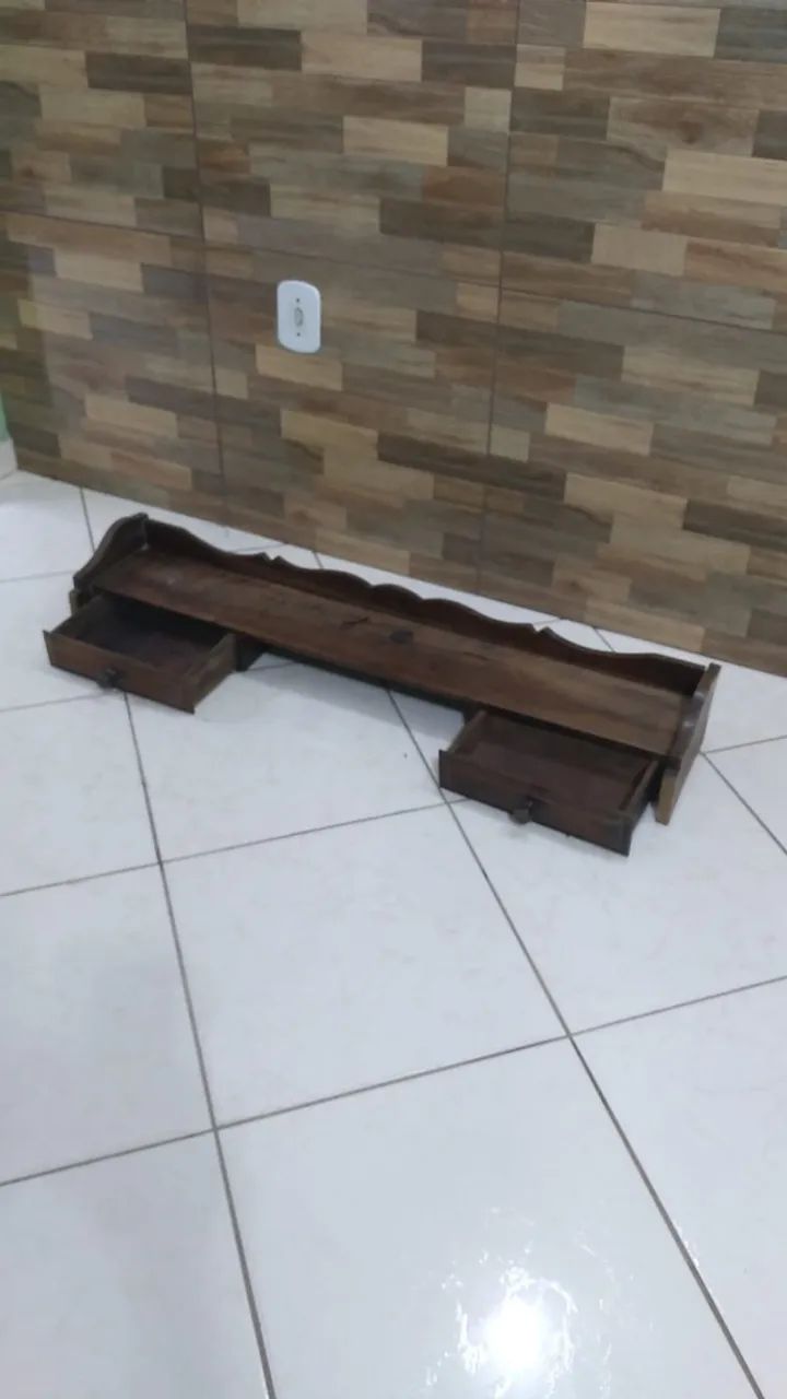 BANCADA VINTAGE COM GAVETAS - Foto 3