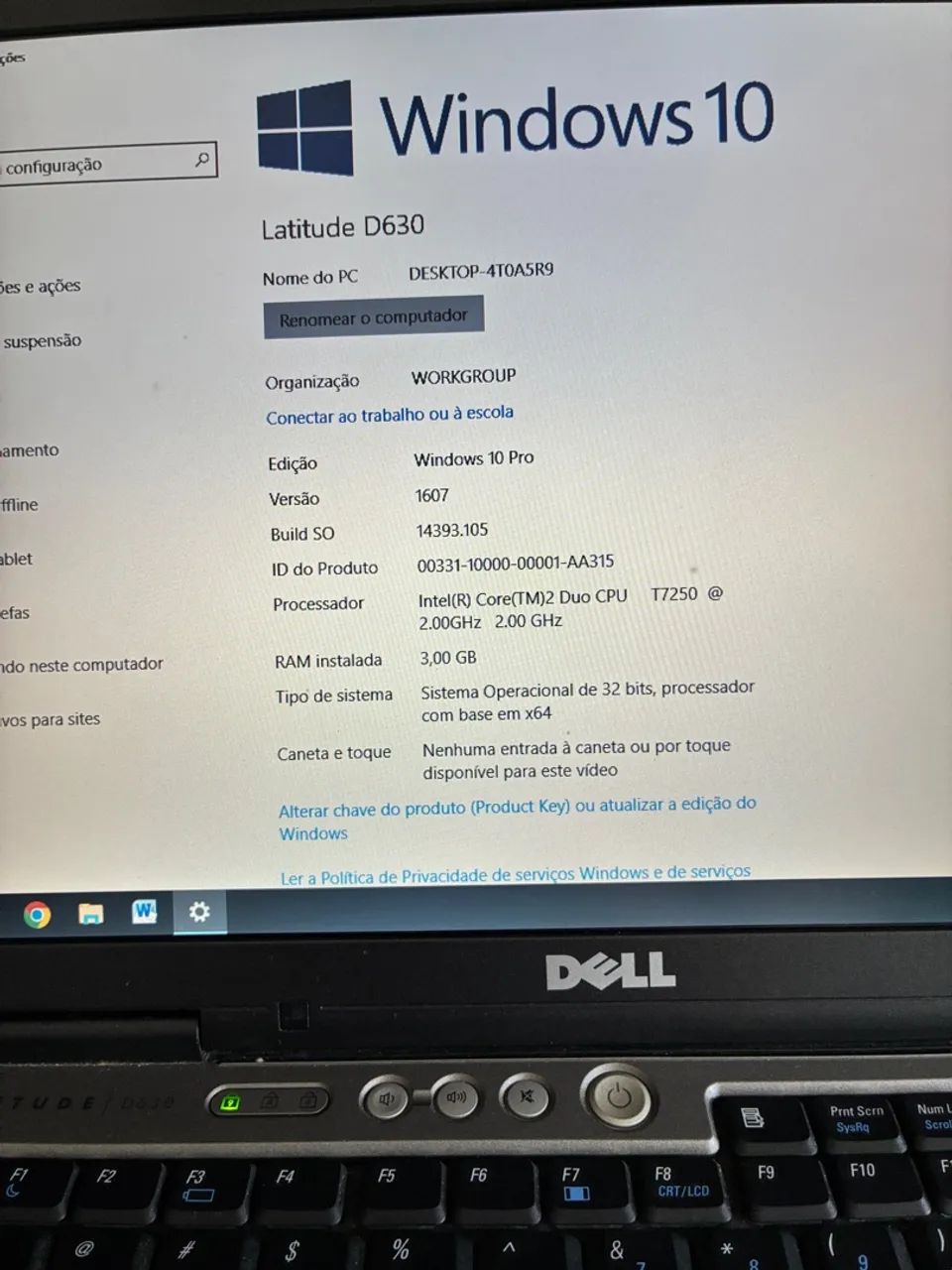 Notebook Dell Latitude D630 1TB HD Windows 10 - Foto 4