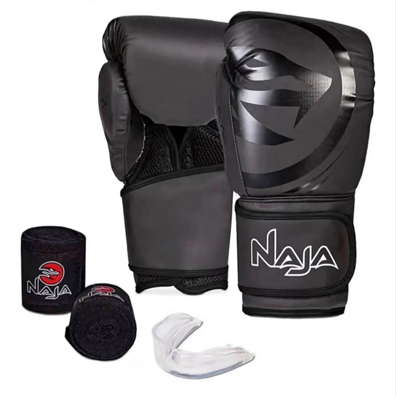 Combo boxe Najá. Luvas bandagem e bucal. Entrega grátis 