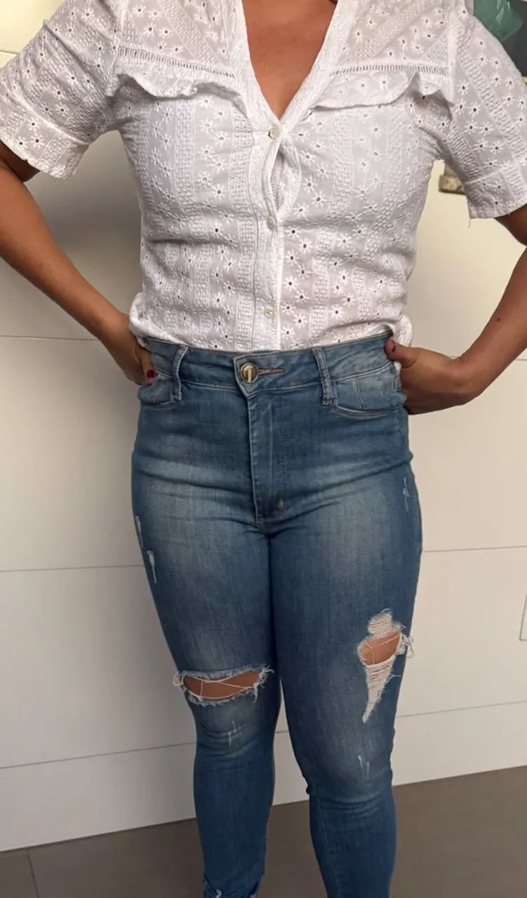 Blusa laise branca