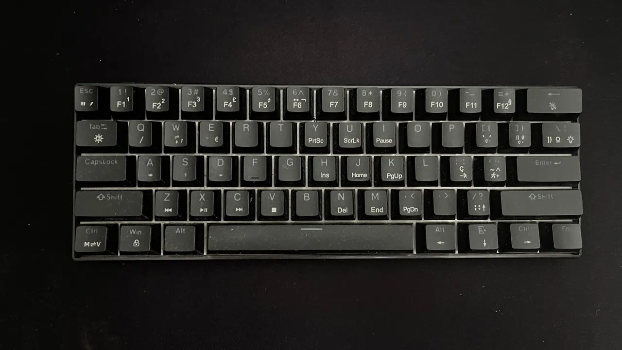 Teclado nsy 60% switch red