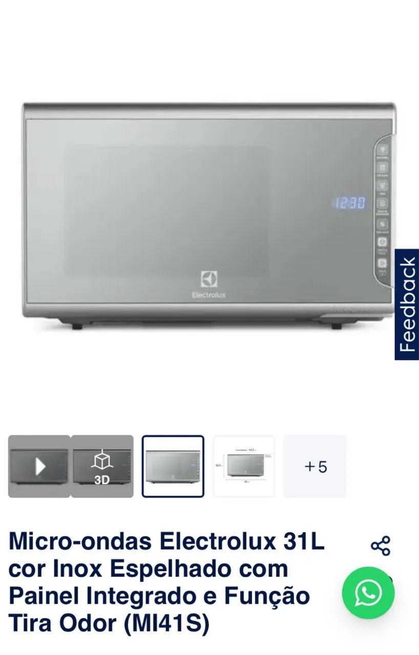 Microondas electrolux 31L - Foto 4