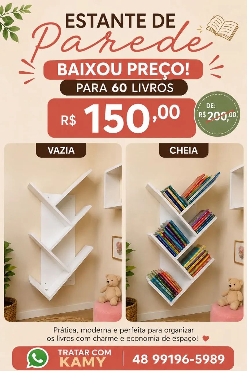 Estante de Livros