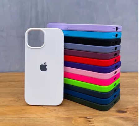 Capa Case iPhone 13 Pro Max Emborrachada Aveludada Modelo Original - Foto 2