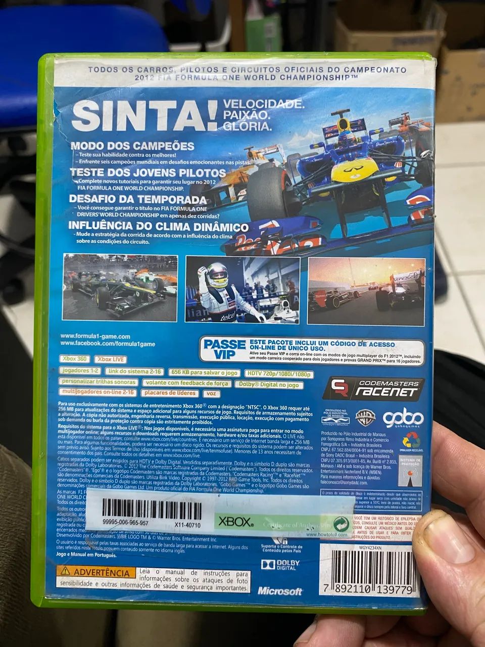 F1 Formula 1 2012 X Box 360 - Foto 2