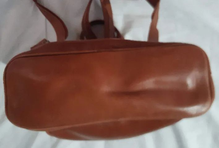 Bolsa de Couro legítimo Marrom - Foto 3