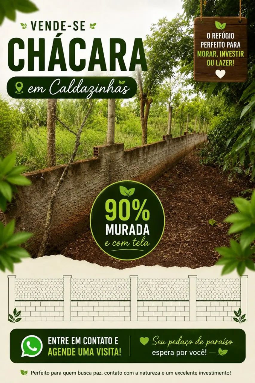 VENDE-SE CHÁCARA EM CALDAZINHA - GO - Foto 2