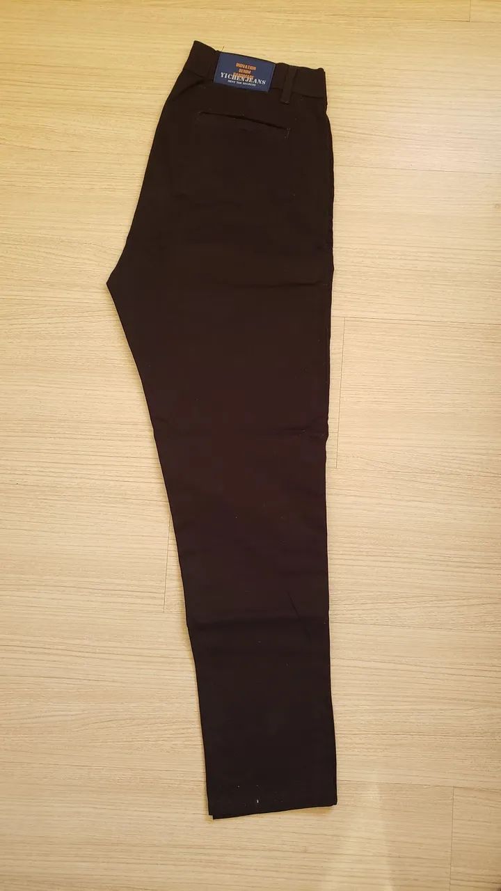 Calça Sarja Preta Tam 40 NOVA - Foto 2
