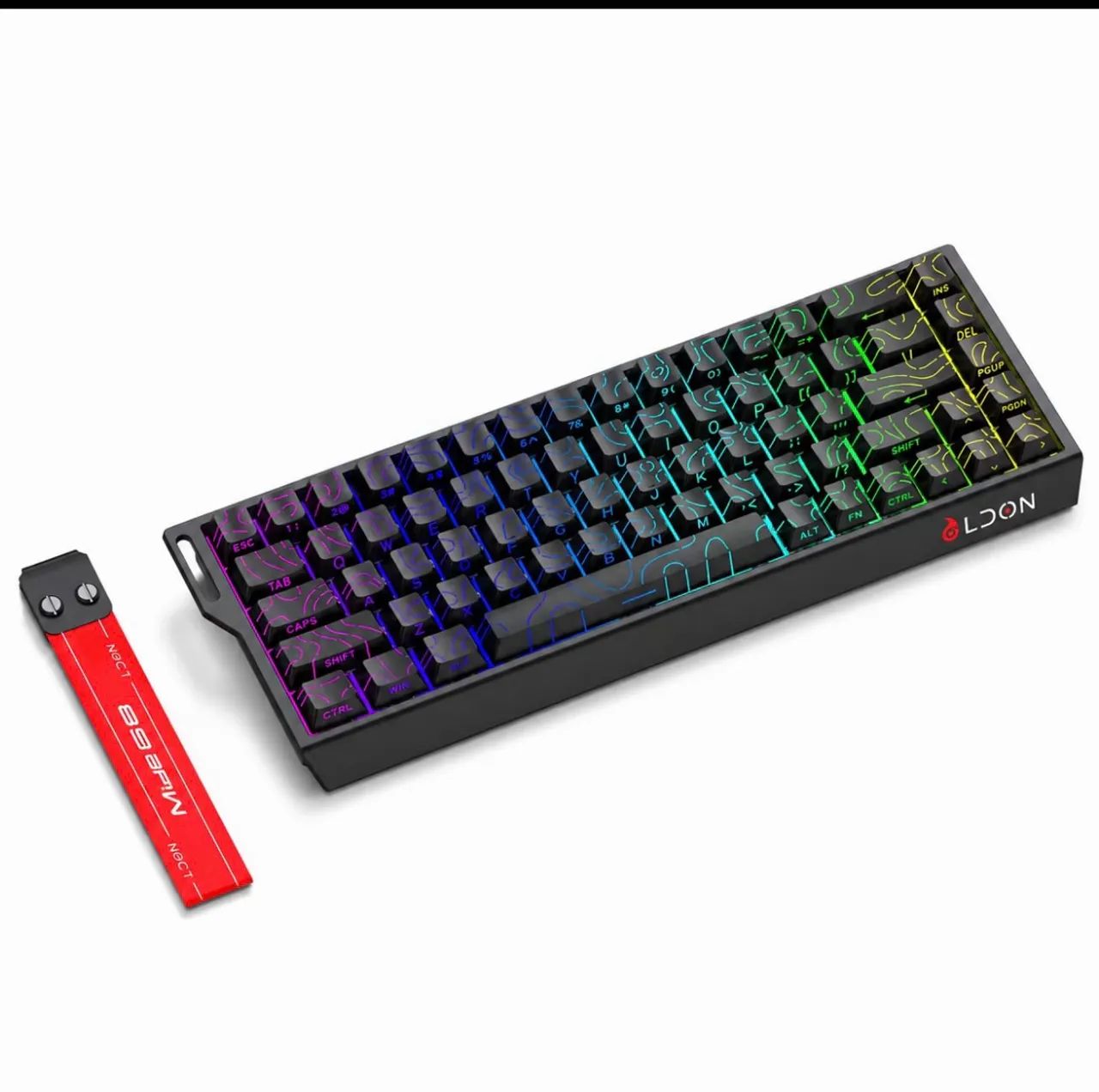 Teclado magnético Ldon Rapid Trigger 68% Switch Hall effect 8000hz 0.01m - Foto 2
