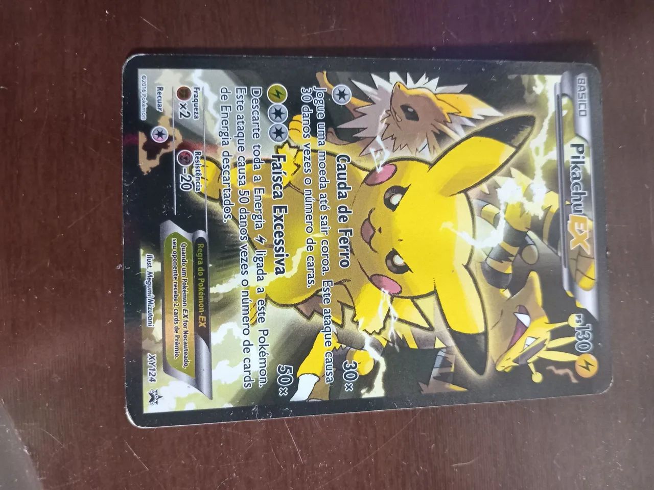 Carta pokemon Pikachu EX