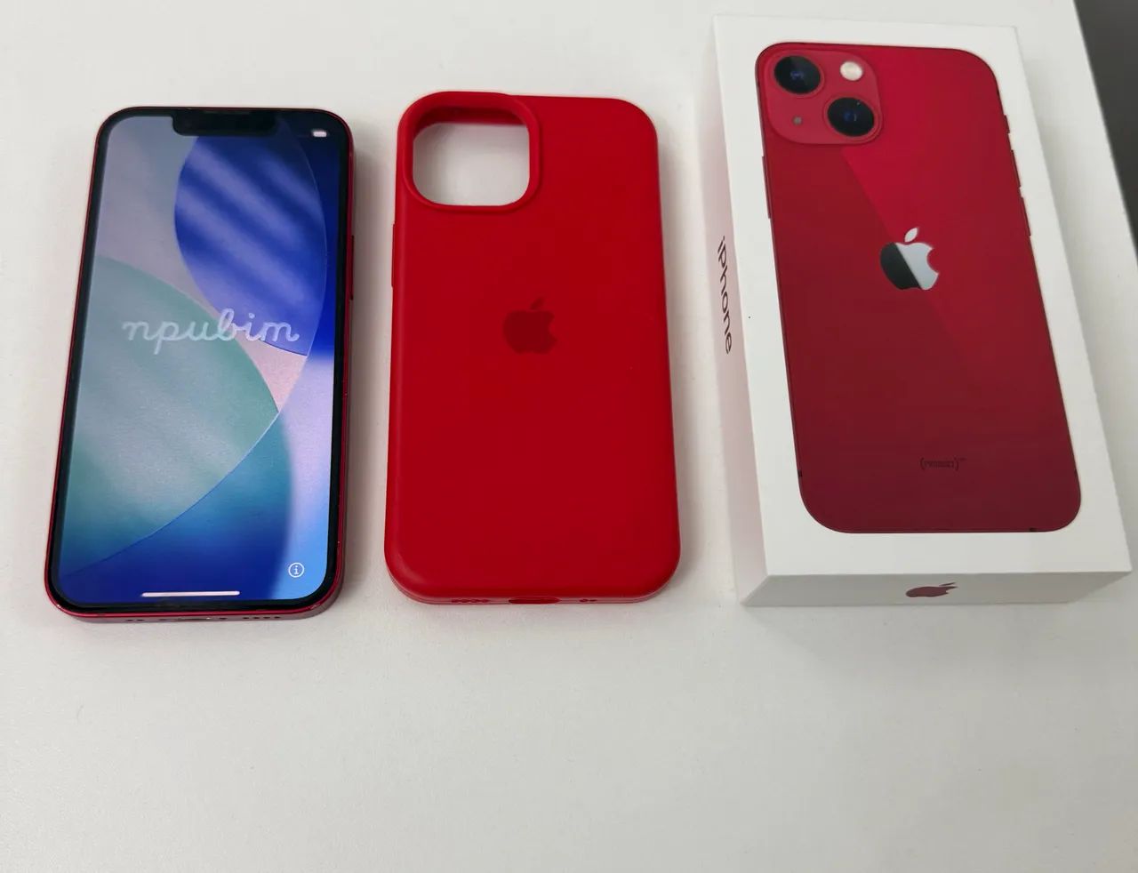 iPhone 13 mini 256GB - (PRODUCT)RED - Seminovo | Excelente Estado