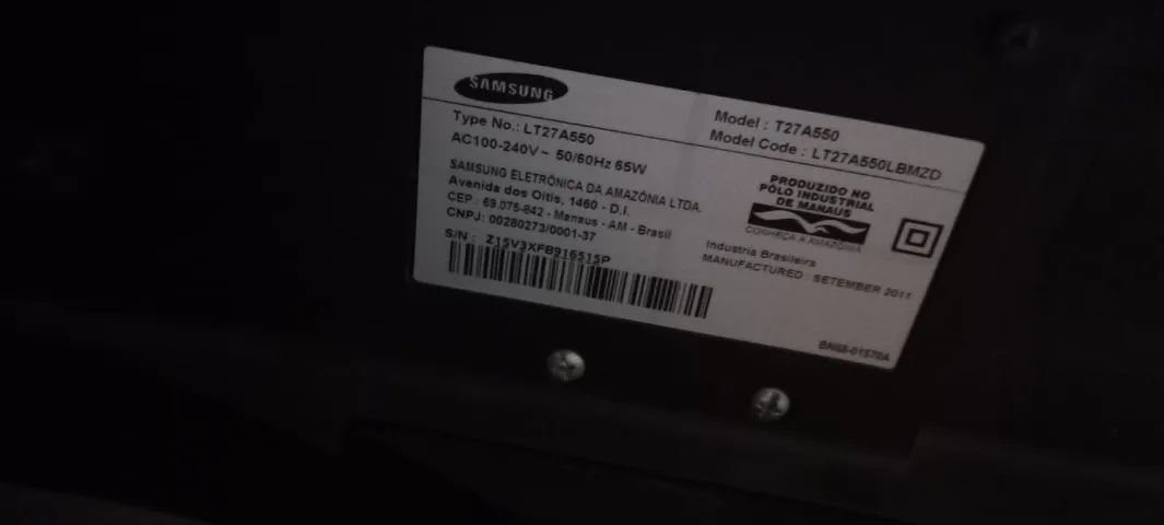 Monitor TV samsugn 27 polegadas com led danificado - Foto 3