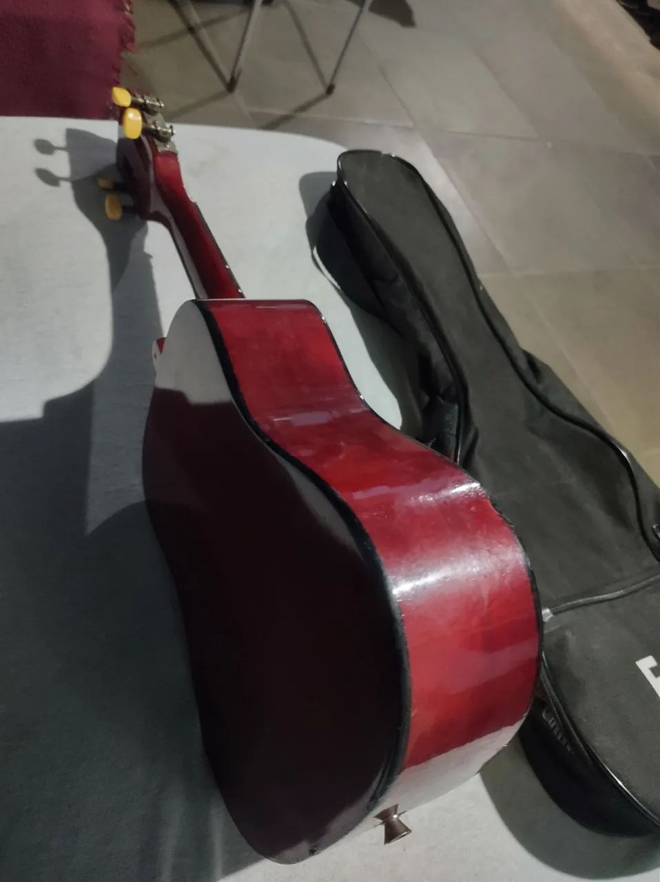 Vendo ou troco cavaco amplificado com capa.  - Foto 3