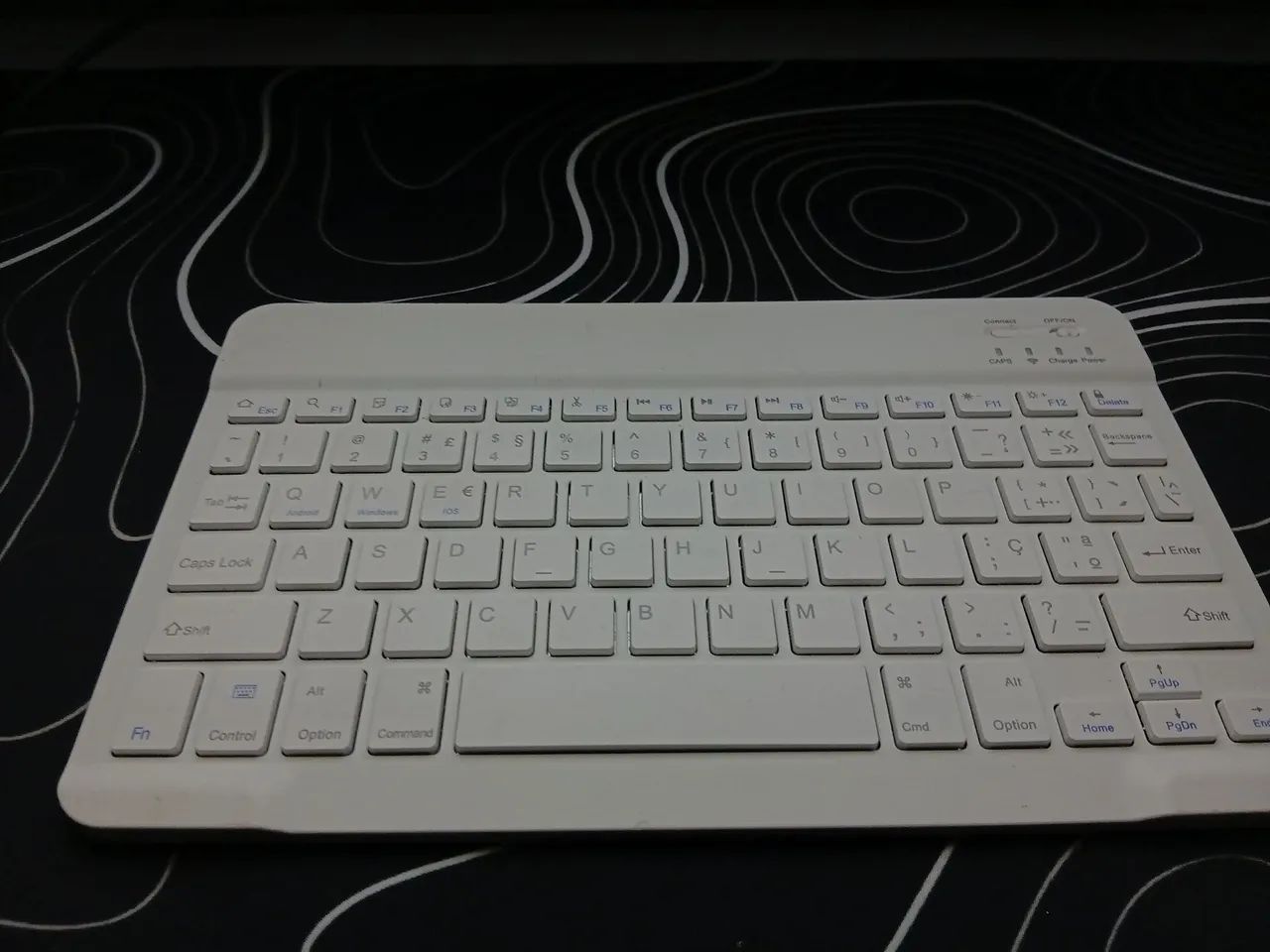 Teclado Branco Bluetooth  - Foto 2