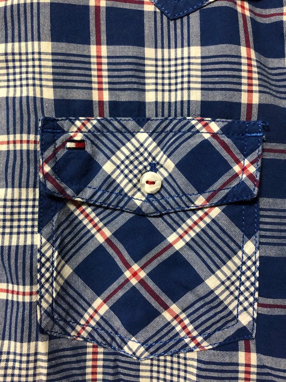 Camisa social xadrez Tommy Hilfiger original comprada nos EUA  - Foto 3