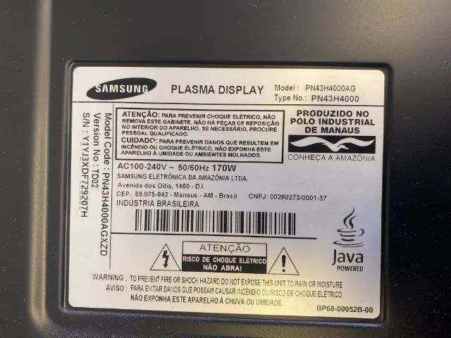 TV Samsung Plasma 43'' - Foto 2