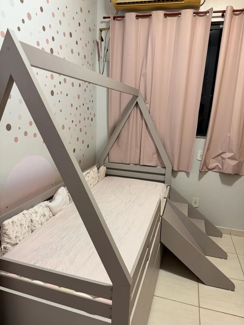 Bicama infantil com escada  - Foto 2