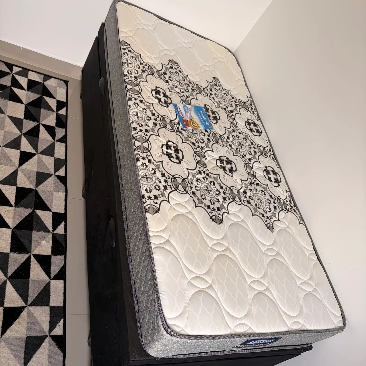 Cama box solteiro com baú e colchão  - Foto 2