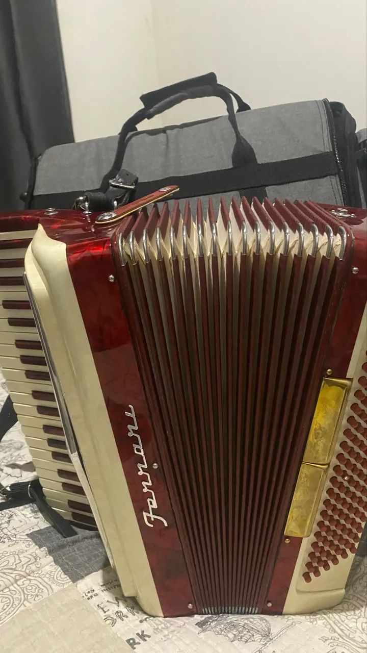 Acordeon Da Vinci Ferrari 120 baixos