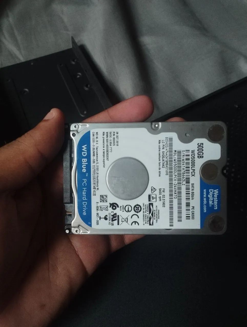 HD EXTERNO DE 500GB LIMPO E NUNCA USADO