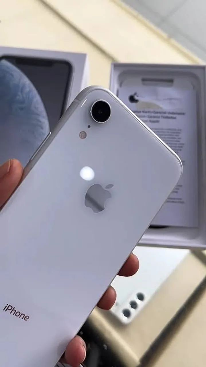 iPhone XR 64GB Branco Original | Bateria 90% | Completo na Caixa