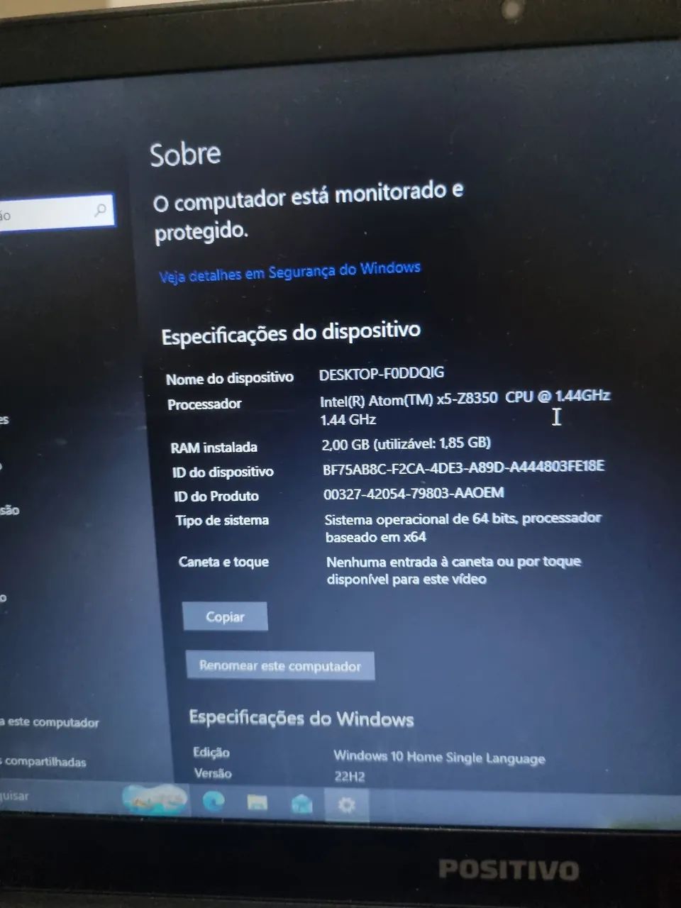 Positivo notebook Q232A - 14 polegadas  - Foto 3