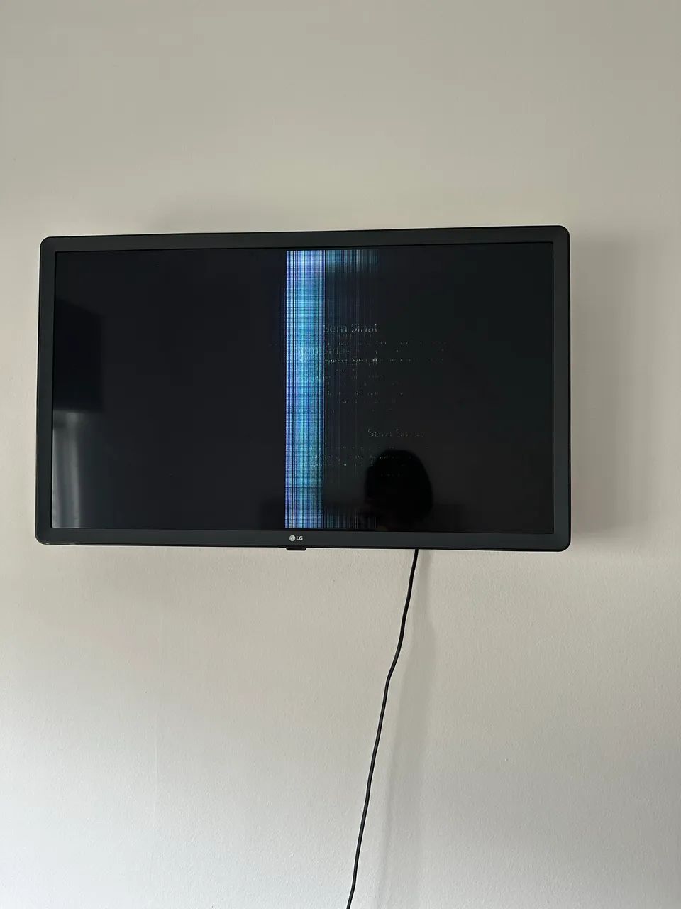 TV LG 32 Polegadas . Tela estragada