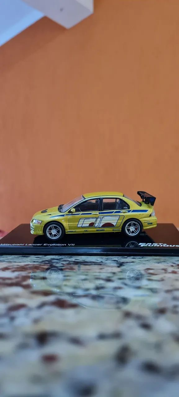 Mitsubishi Lancer Evolution Miniatura Velozes e Furiosos 1:43 - Foto 3