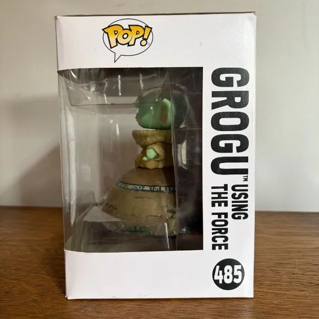 Funko Pop Grogu using the force 485 Star Wars Luzes e som - Foto 4